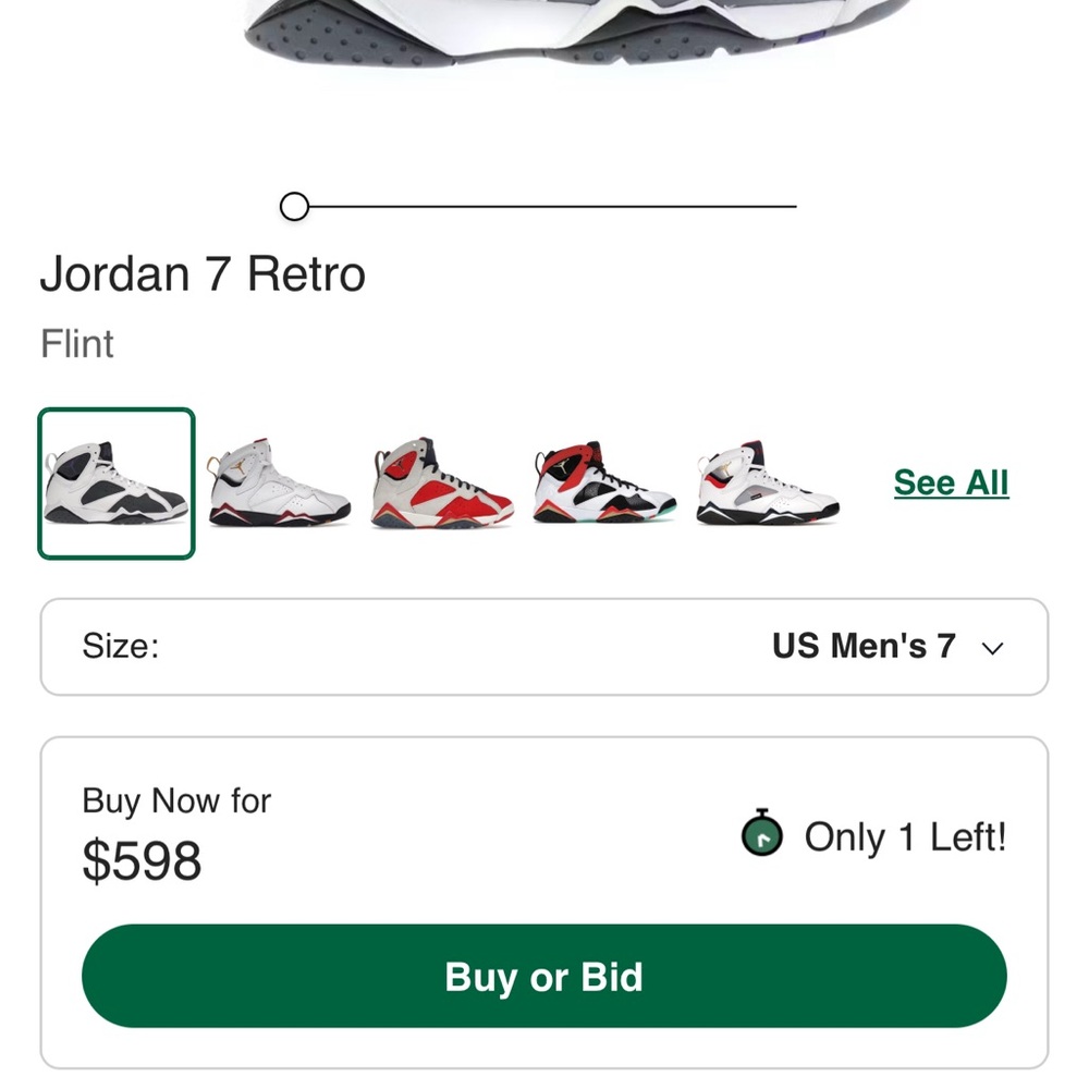 🆕 Last Pair - Air Jordan 7 Retro Sneakers - Picture 8 of 8
